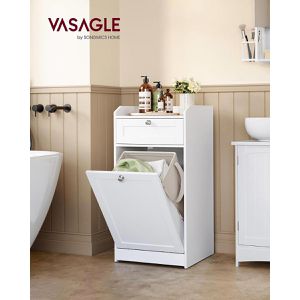 Produktbild für Badschrank Vasagle BBC741W01, weiß