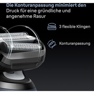 Produktbild für Elektrorasierer Braun Series 6, 62-G1650s, grau