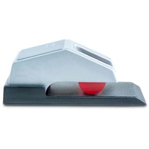 Produktbild für Planhalter-Rollenclips Maul Hebel 6241094, silber