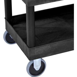 Produktbild für Tischwagen Luxor EC111HD-B, aus Kunststoff