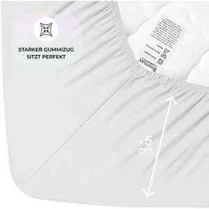 Produktbild für Spannbettlaken Buymax Jersey, 120 x 200 cm