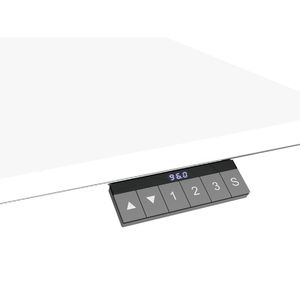 Produktbild für Schreibtisch Geramöbel Elevate Home, weiß / silber
