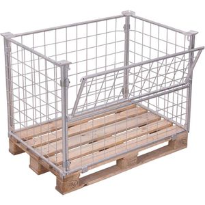 Palettenaufsatz VARIOfit Typ 64, vpa-080.027, verzinkter Stahl