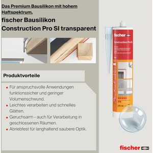 Produktbild für Silikon Fischer Premium, DBSA, transparent