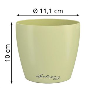Produktbild für Übertopf Lechuza-DECO 10, linde, Ø 11 x 10 cm
