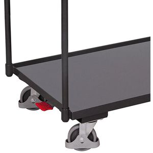 Produktbild für Tischwagen VARIOfit sw-600.501/AG, Metall &amp; Holz