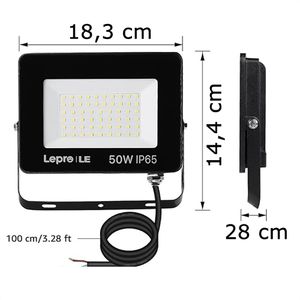 Produktbild für LED-Außenstrahler Lepro IP65 wasserdicht