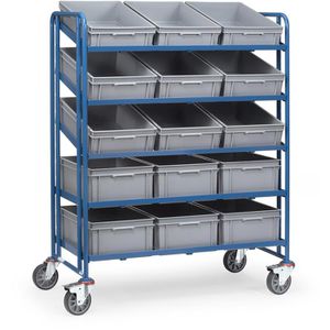 Eurokastenwagen Fetra 1398, mit 15 Eurokästen