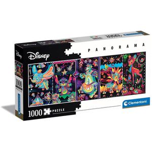 Clementoni Puzzle 39659 Panorama - Disney Joys, 1000 Teile, ab 14 Jahre