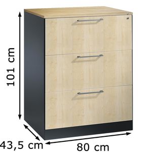 Produktbild für Hängeregisterschrank CP-Möbel Asisto C3000