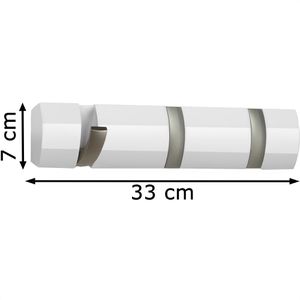 Produktbild für Garderobenleiste Umbra Flip 3, 318853-660, weiß
