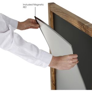 Produktbild für Kundenstopper Update-Displays WindPro Wood