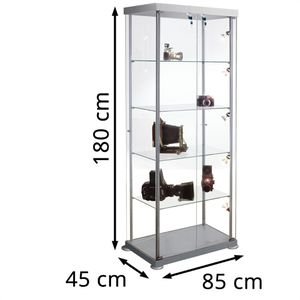Produktbild für Glasvitrine Kerkmann Expoline 3761, stehend