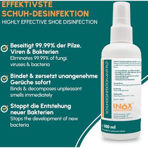 Produktbild für Schuhdesinfektionsspray INOX Anti-Pilz, 1521400