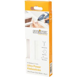 Steinel Heißklebesticks Ultra Power, transparent, Ø 7mm, Länge 150mm, 16 Sticks