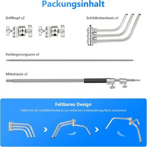 Produktbild für Stativ Neewer SC320, Höhe bis 320 cm