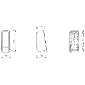 Produktbild für Seifenspender CWS PureLine Foam NT, mit Sensor