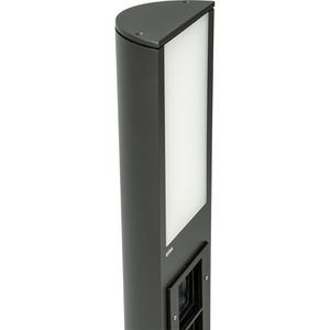 Produktbild für Wegeleuchte Gira 1349 28, anthrazit, mit 230 V Netzstrom