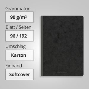 Produktbild für Notizbuch Brunnen FACT!plus, 104357290, Karton Softcover