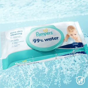 Produktbild für Feuchttücher Pampers 99% Water, 360 Tücher