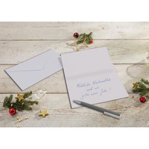 Produktbild für Weihnachtskarte Sigel DS088, Graphic Christmas Balls