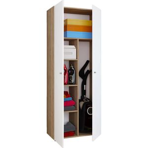 Mehrzweckschrank VCM Vandol 912189, sonoma eiche / weiß