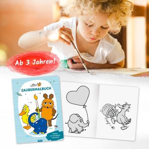 Produktbild für Malbuch Trötsch Zaubermalbuch Die Maus