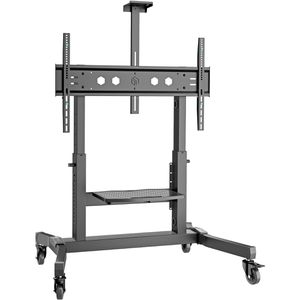 Produktbild für TV-Ständer Onkron TS1991-B, Ablage &amp; Rollen, schwarz, Metall