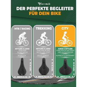 Produktbild für Fahrradsattel Mivelo Comfort Pro, Unisex