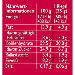 Produktbild für Müsliriegel Corny Haferkraft Cranberry-Kürbiskern