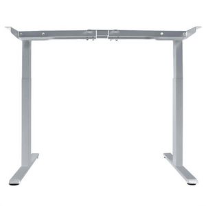 Produktbild für Schreibtischgestell LMG FYED-2-SV, silber, 4 Memoryspeicher