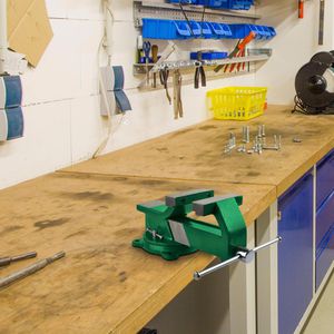 Produktbild für Schraubstock BrüderMannesmann M73150, drehbar