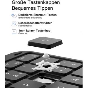 Produktbild für Tablet-Hülle Inateck N0064, schwarz