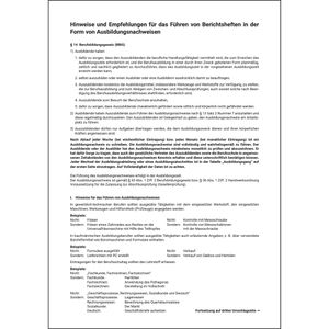 Produktbild für Ausbildungsnachweis Sigel AW484, A4