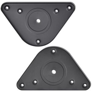 Produktbild für Tischbein vidaXL 242150, schwarz aus Metall