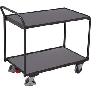 Produktbild für Tischwagen VARIOfit sw-701.500/AG, Metall &amp; Holz