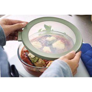 Produktbild für Mikrowellengeschirr Mepal Cirqula, Nordic sage, aus Glas