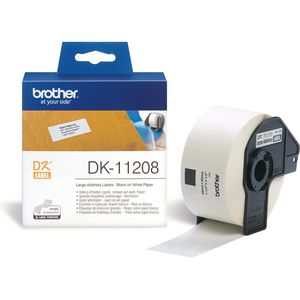 Brother-Etiketten Brother DK-11208, weiß