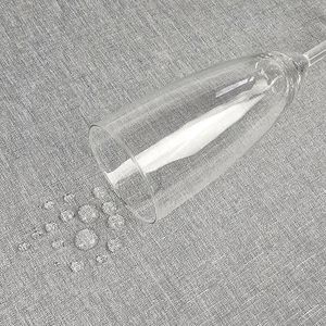 Produktbild für Tischdecke Delindo Wien, grau, Ø 140 cm