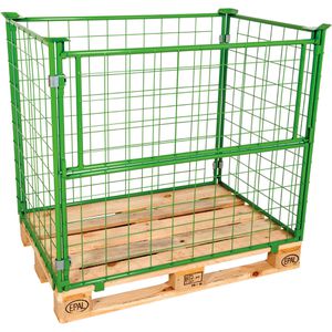 Palettenaufsatz HMH 8006017S1, grün, Stahl