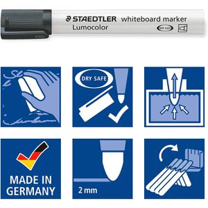 Produktbild für Whiteboardmarker Staedtler Lumocolor 351, schwarz