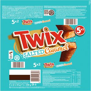 Produktbild für Schokoriegel Twix Salted Caramel