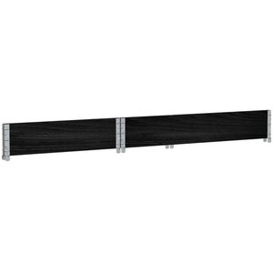 Produktbild für Palettenaufsatz vidaXL 4010272, schwarz, Holz