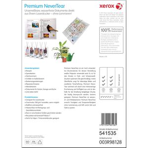Produktbild für Kopierfolien Xerox 003R98128, Premium NeverTear A4