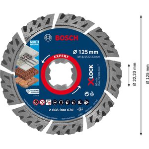 Produktbild für Trennscheibe Bosch Expert MultiMaterial, X-Lock