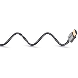 Produktbild für HDMI-Kabel Goobay Slim 75753 HDMI 2.0, vergoldete Stecker