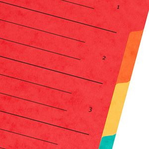 Produktbild für Register Falken 80001993, A4 Überbreite, blanko