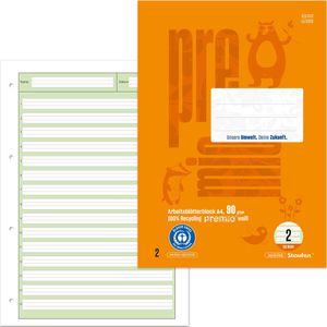 Arbeitsblock Staufen Premio, 040746002, A4, liniert