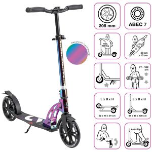 Produktbild für Scooter Six-Degrees 205, Special-Edition, Aluminium, neochrome