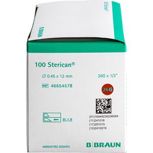 Produktbild für Kanülen B.Braun Sterican, 100 Stück